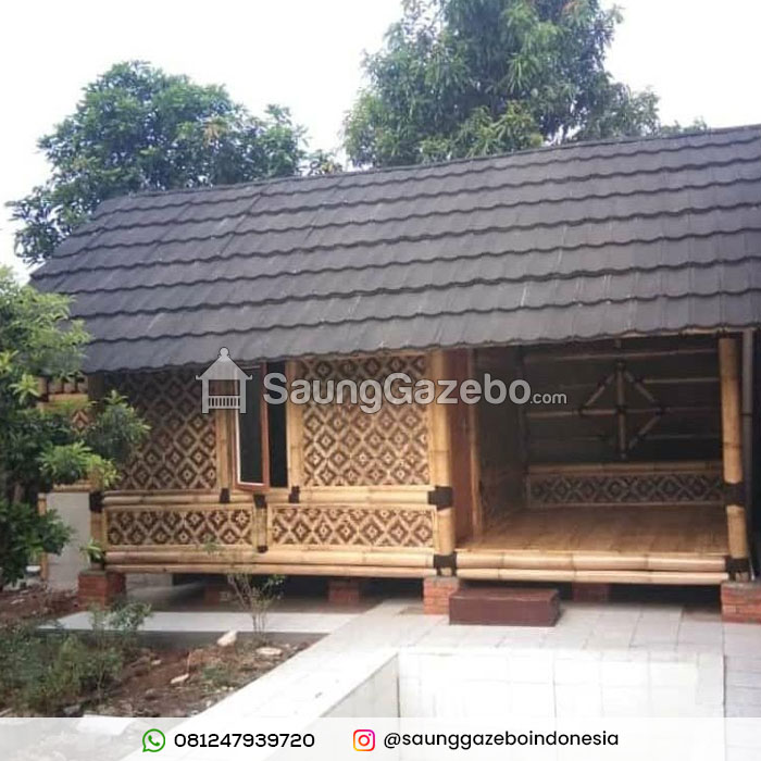 Jual Saung Gazebo Bambu Tangerang