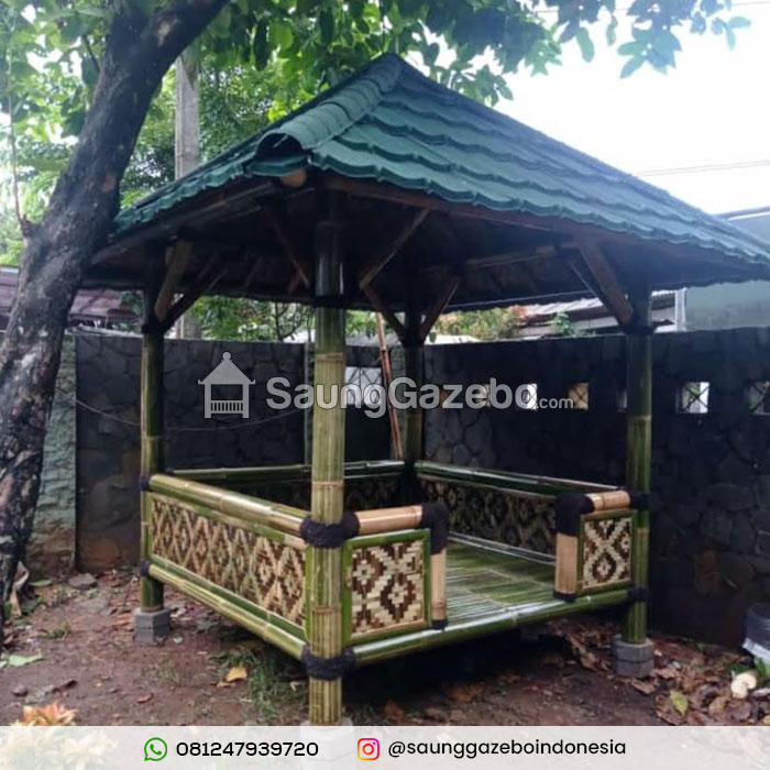 Jual Saung Gazebo Bambu Bekasi