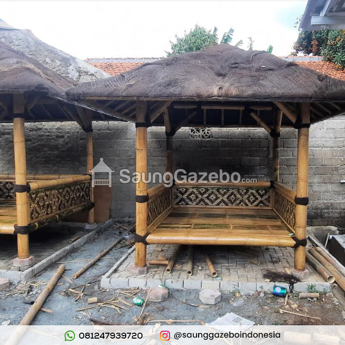 Jasa Pembuatan Saung Gazebo Bambu Tangerang